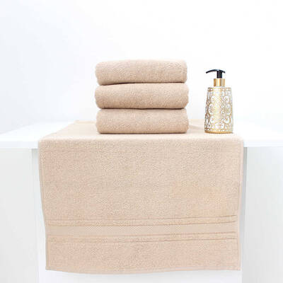 FİESTA SOFT ORİENT BUKLE BOYAMA HAVLU/50X90/2201-A.Kahve - 1