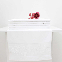 FİESTA VUSLAT KADİFE JAKARLI HAVLU(1 AD)/50X90/732-1 - FİESTA