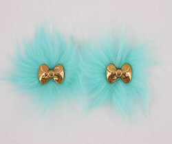 Fiyonk Patik Süsü(Patik Tokası) No:2-Su Yeşili - PUKKA