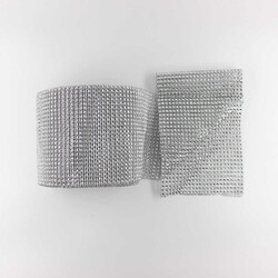 Folyo Sıralı Taş(24 Sıra))-Gümüş-11cmx9m - İTHAL