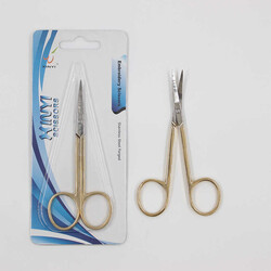 Gold Kıvrık Uçlu Nakış Makası - İTHAL