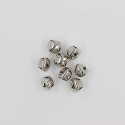 Gümüş Renk Kulplu Zil,Çan,Çıngırak,Metal-14mm - İTHAL