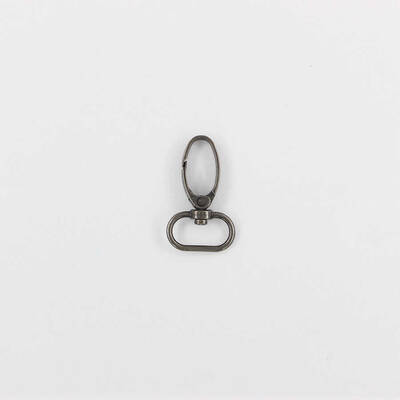 Halkalı Papağan Çanta Klipsi Bronz 1,5cm - 1