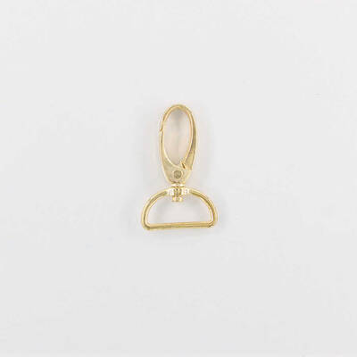 Halkalı Papağan Çanta Klipsi Gold 2,5cm - 1