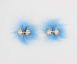 İkili Kalpli Patik Süsü(Patik Tokası) No:5-A.Mavi - PUKKA