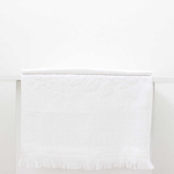 KARDELEN KADİFE JAKARLI ETAMİN SAÇAKLI HAVLU/50X90/9210-1 - FİESTA