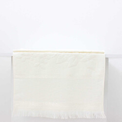 KARDELEN KADİFE JAKARLI ETAMİN SAÇAKLI HAVLU/50X90/9210-2 - FİESTA