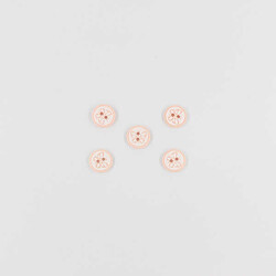 Kelebek Baskılı Bebe Düğme(5 Ad.)-Y.Ağzı-No:9 - PUKKA