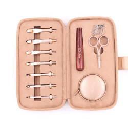 Knitpro Oasis Chunky Ucu Değişebilir Ahşap Saplı Tığ Seti - KNİTPRO