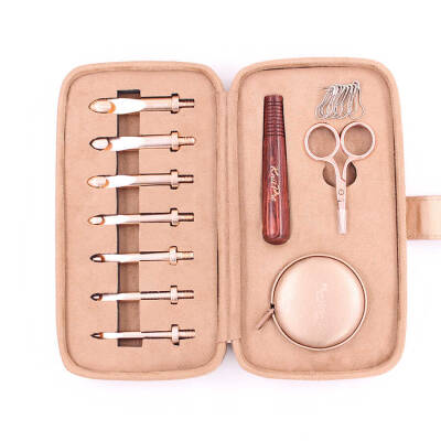 Knitpro Oasis Chunky Ucu Değişebilir Ahşap Saplı Tığ Seti - 1