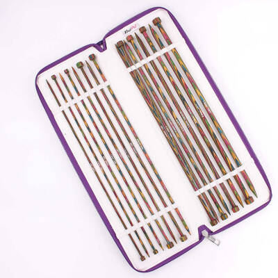 Knitpro Symfonie Ahşap 35cm Örgü Şiş Seti - 1