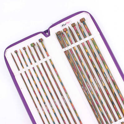 Knitpro Symfonie Ahşap 35cm Örgü Şiş Seti - 2