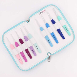 Knitpro Waves 2.0 Deluxe Silikon Saplı Tığ Seti - KNİTPRO