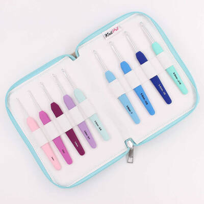 Knitpro Waves 2.0 Deluxe Silikon Saplı Tığ Seti - 1