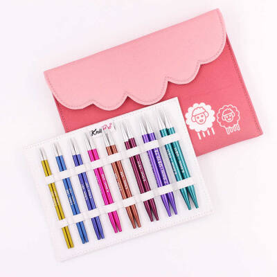 Knitpro Zing Deluxe Değiştirilebilir (13cm) Misinalı Şiş Seti - 2