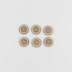 Manto Düğmesi(6 Ad.)-23mm-Bej-No:2 - PUKKA