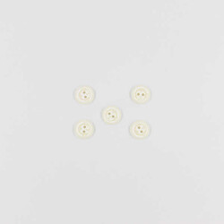 Maymun Baskılı Bebe Düğme(5 Ad.)-Krem-No:1 - PUKKA