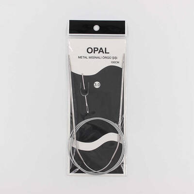 Opal Metal Misinalı Örgü Şiş(100cm)No:3