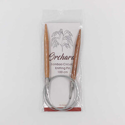 Orchard Bambu Metal Misinalı Örgü Şişi 100cm. No:10mm - ORCHARD