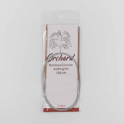 Orchard Bambu Metal Misinalı Örgü Şişi 100cm. No:2,5mm - 1