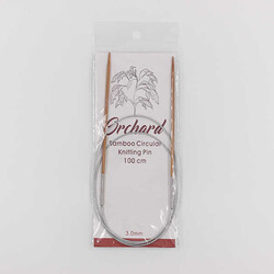 Orchard Bambu Metal Misinalı Örgü Şişi 100cm. No:3mm - ORCHARD