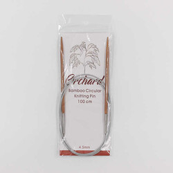 Orchard Bambu Metal Misinalı Örgü Şişi 100cm. No:4,5mm - ORCHARD