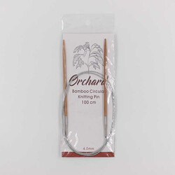 Orchard Bambu Metal Misinalı Örgü Şişi 100cm. No:4mm - ORCHARD