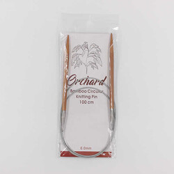 Orchard Bambu Metal Misinalı Örgü Şişi 100cm. No:6mm - ORCHARD