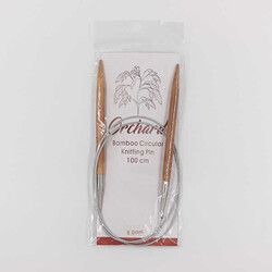 Orchard Bambu Metal Misinalı Örgü Şişi 100cm. No:8mm - ORCHARD