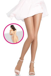 Penti Parmaksız 10 Mat-İnce Külotlu Çorap No:2/M Açık Ten - PENTİ