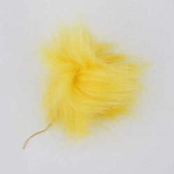 Şapka-Bere Ponponu No:4-Sarı - PUKKA