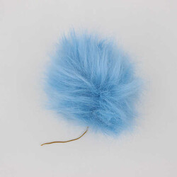 Şapka-Bere Ponponu No:6-Mavi - PUKKA