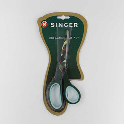 Singer Çok Amaçlı Yeşil Saplı Makas(7-3/4) - SİNGER