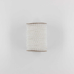 Sıralı Şerit Yarım İnci-3mm/22m-Beyaz - İTHAL