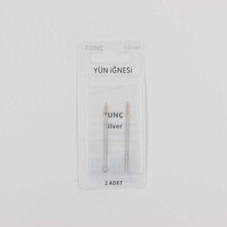 Tunç Silver Yün İğnesi/2 Adet/T-07 - TUNÇ