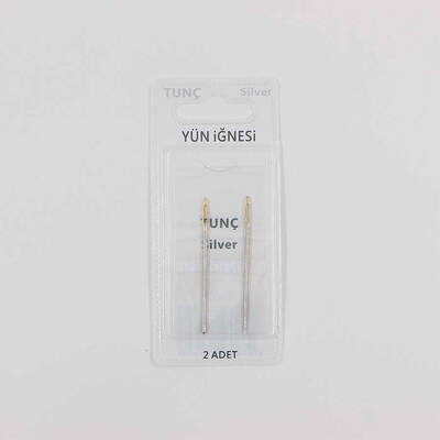 Tunç Silver Yün İğnesi/2 Adet/T-07 - 1