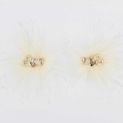 Üç Kalpli Patik Süsü(Patik Tokası) No:1-Krem - PUKKA