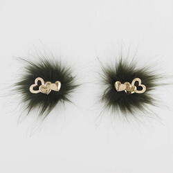 Üç Kalpli Patik Süsü(Patik Tokası) No:10-Haki - PUKKA