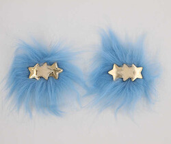 Üç Yıldızlı Patik Süsü(Patik Tokası) No:5-A.Mavi - PUKKA