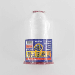 Yabalı Dikiş Dantel Nakış İplikleri(380 gr.) No:60-Kar Beyazı - YABALI