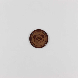 Yelek Arması(Ayıcık Baskılı)-Kahve-No:6 - PUKKA